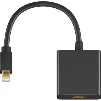 Microconnect MDPHDMIB videokaabli adapter 0,15 m Mini DisplayPort HDMI tüüp A (standardne) must