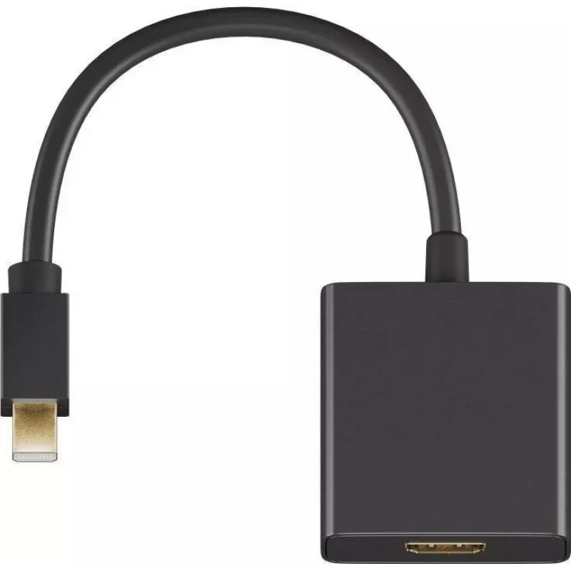 Microconnect MDPHDMIB videokaabli adapter 0,15 m Mini DisplayPort HDMI tüüp A (standardne) must