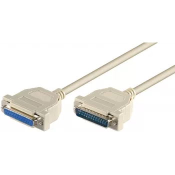Microconnect MODGR3 jadakaabel 3 m DB-25 valge