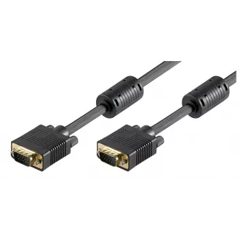 Microconnect MONGG2FB VGA-kaabel 2 m VGA (D-Sub) Must