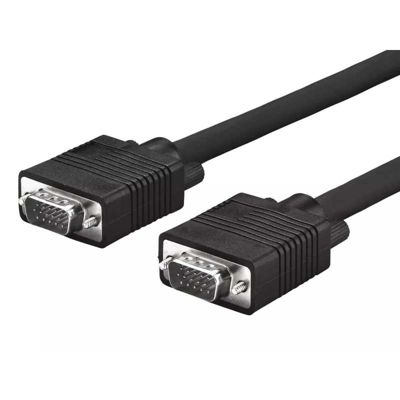 Microconnect MONGG3B VGA-kaabel 3 m VGA (D-Sub) Must