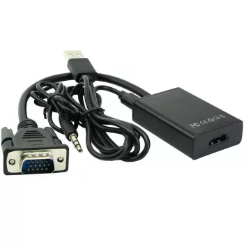 Microconnect MONGGHDMI videokaabli adapter 0,3 m HDMI tüüp A (standard) VGA (D-Sub) must