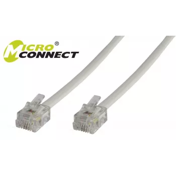 Telefonikaabel Microconnect MPK102 RJ12 RJ12 2 m valge