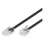 Telefonikaabel Microconnect MPK456S RJ11 RJ45 6 m Must