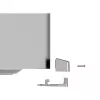 Compulocks Mac Studio Ledge Lock Adapter Keyed kaabel Lock Silver