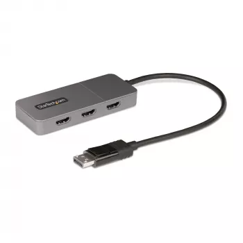 StarTech.com 3-pordiline MST-jaotur – DisplayPort 3× HDMI-ks, kolm 4K 60 Hz monitori, DP 1.4 mitme monitori videoadapter, 30 cm sisseehitatud kaabel, USB-toide, ainult Windows