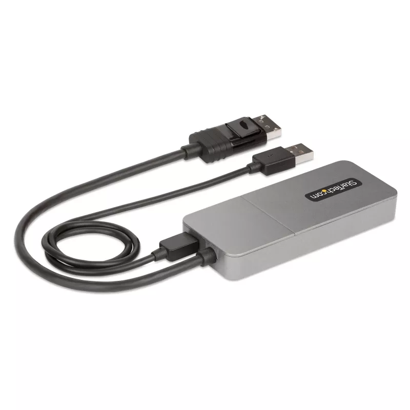 StarTech.com 3-pordiline MST-jaotur – DisplayPort 3× HDMI-ks, kolm 4K 60 Hz monitori, DP 1.4 mitme monitori videoadapter, 30 cm sisseehitatud kaabel, USB-toide, ainult Windows