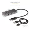 StarTech.com 3-pordiline MST-jaotur – DisplayPort 3× HDMI-ks, kolm 4K 60 Hz monitori, DP 1.4 mitme monitori videoadapter, 30 cm sisseehitatud kaabel, USB-toide, ainult Windows