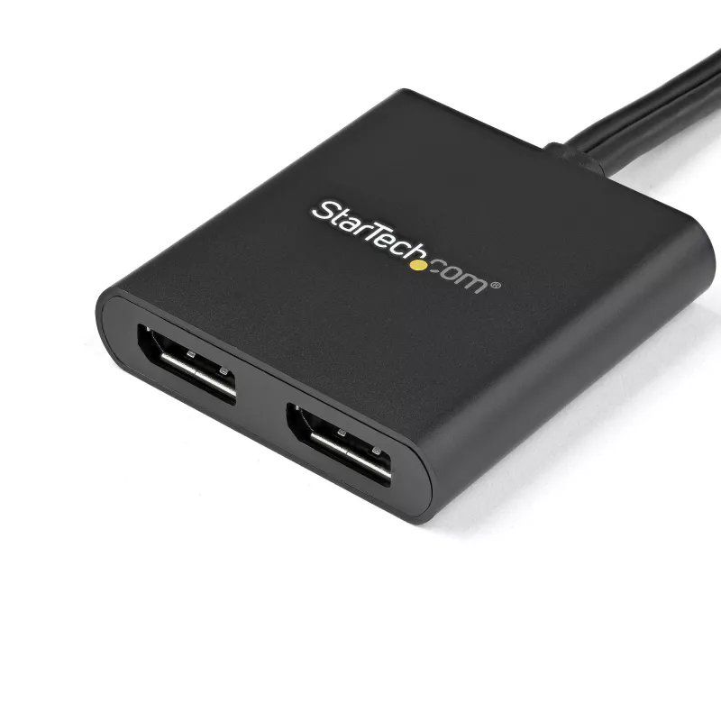 StarTech.com 2-pordiline mitme monitori adapter - Mini DisplayPort 2x DisplayPort MST jaotur - Dual 4K 30Hz - Video splitter laiendatud töölauarežiimi jaoks ainult Windowsi arvutitel - mDP 1.2 2x DP