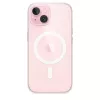Apple iPhone 15 kaitsev ümbris, MagSafe, läbipaistev, PC, 6,1 tolline