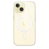 Apple iPhone 15 kaitsev ümbris, MagSafe, läbipaistev, PC, 6,1 tolline
