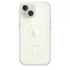 Apple iPhone 15 kaitsev ümbris, MagSafe, läbipaistev, PC, 6,1 tolline