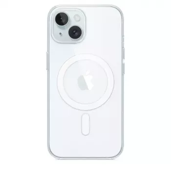 Apple iPhone 15 kaitsev ümbris, MagSafe, läbipaistev, PC, 6,1 tolline