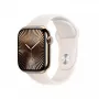 Nutikell Apple Watch Series 10 GPS + Cellular 42mm kuldne titaankorpus Starlight Sport Band M/L
