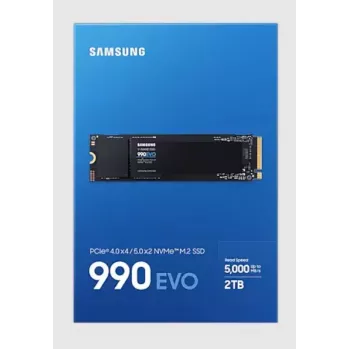 SSD-ketas Samsung 990 EVO 2000 GB M.2 2280 NVMe MZ-V9E2T0BW