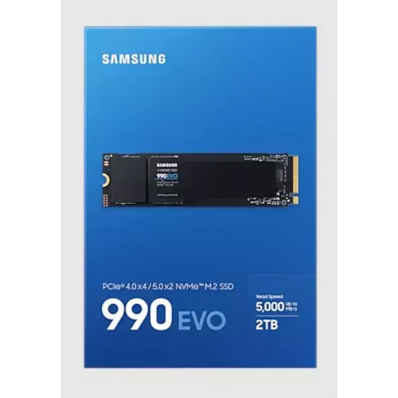 SSD-ketas Samsung 990 EVO 2000 GB M.2 2280 NVMe MZ-V9E2T0BW