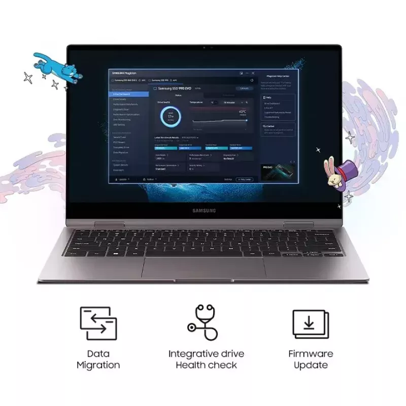 SSD-ketas Samsung 990 EVO 2000 GB M.2 2280 NVMe MZ-V9E2T0BW