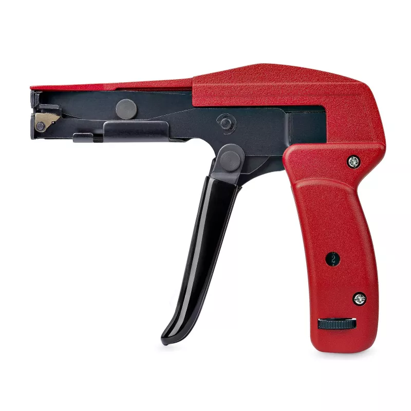 StarTech.com nailonkaablisidemete püstol, kaablisidemete paigaldus- ja lõikeriist, kaablisidemete pinguti/pingutaja, töötab nailonkaablisidemetega 2,4 mm kuni 4,8 mm, TAA-le vastav