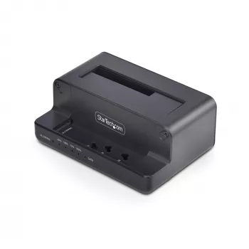 StarTech.com M.2 NVMe 2,5/3,5-tollise SATA-kõvakettadublikaator, kahe pesaga eraldiseisev SSD-kloonija/kettadokk, kahesuunaline NVMe–SATA / SATA–NVMe, kuni 27 GB/min, TAA