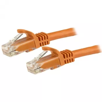 StarTech.com 15m CAT6 Etherneti kaabel - Oranž CAT 6 Gigabit Etherneti juhe -250MHz 100W PoE RJ45 UTP võrgu-/ühendusjuhe tõmblukuta tõmbetugevdusega individuaalselt testitud