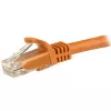 StarTech.com 15m CAT6 Etherneti kaabel - Oranž CAT 6 Gigabit Etherneti juhe -250MHz 100W PoE RJ45 UTP võrgu-/ühendusjuhe tõmblukuta tõmbetugevdusega individuaalselt testitud