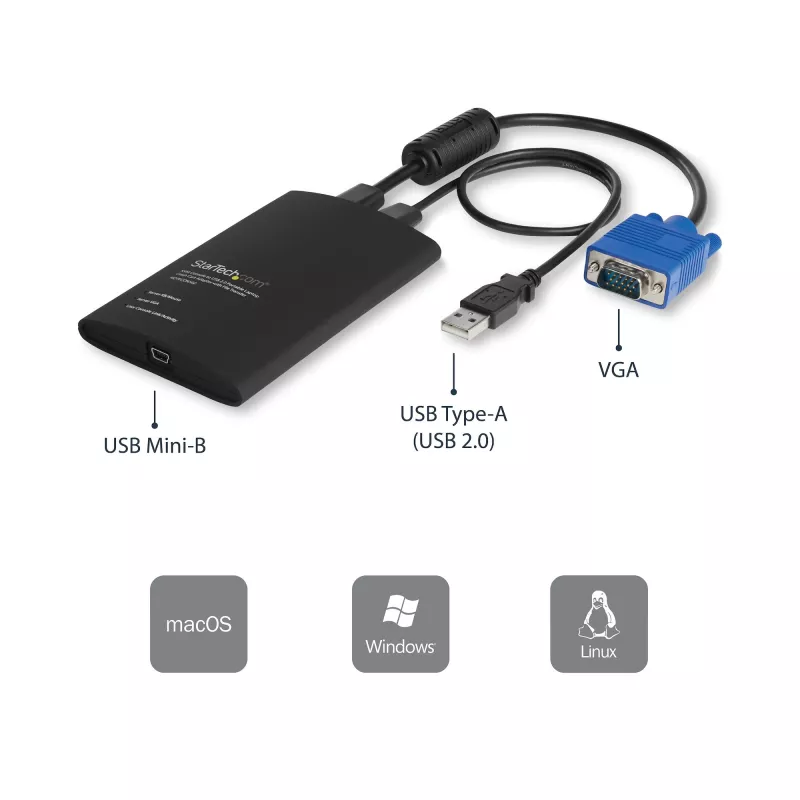 StarTech.com USB-krahhikonsooli adapter failiedastus- ja videosalvestusfunktsiooniga