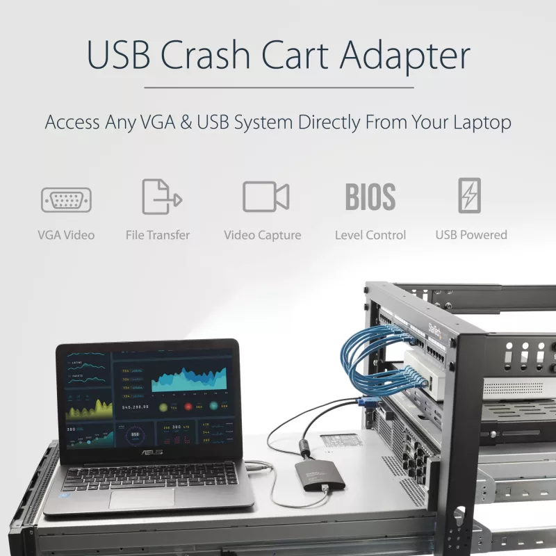 StarTech.com USB-krahhikonsooli adapter failiedastus- ja videosalvestusfunktsiooniga