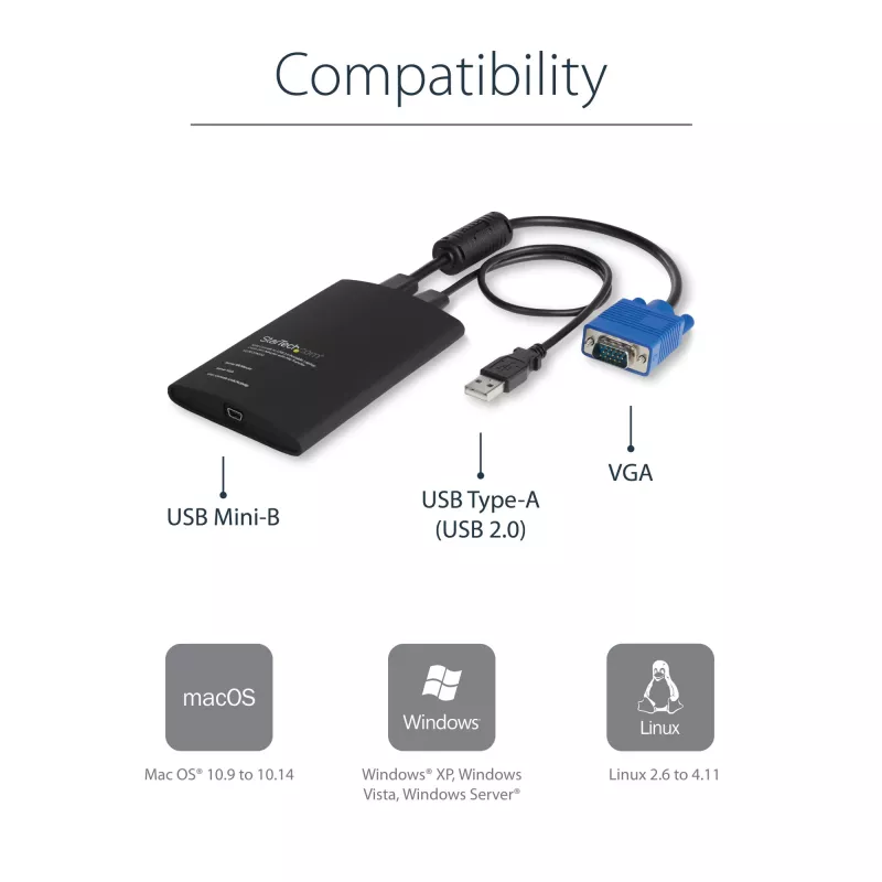 StarTech.com USB-krahhikonsooli adapter failiedastus- ja videosalvestusfunktsiooniga