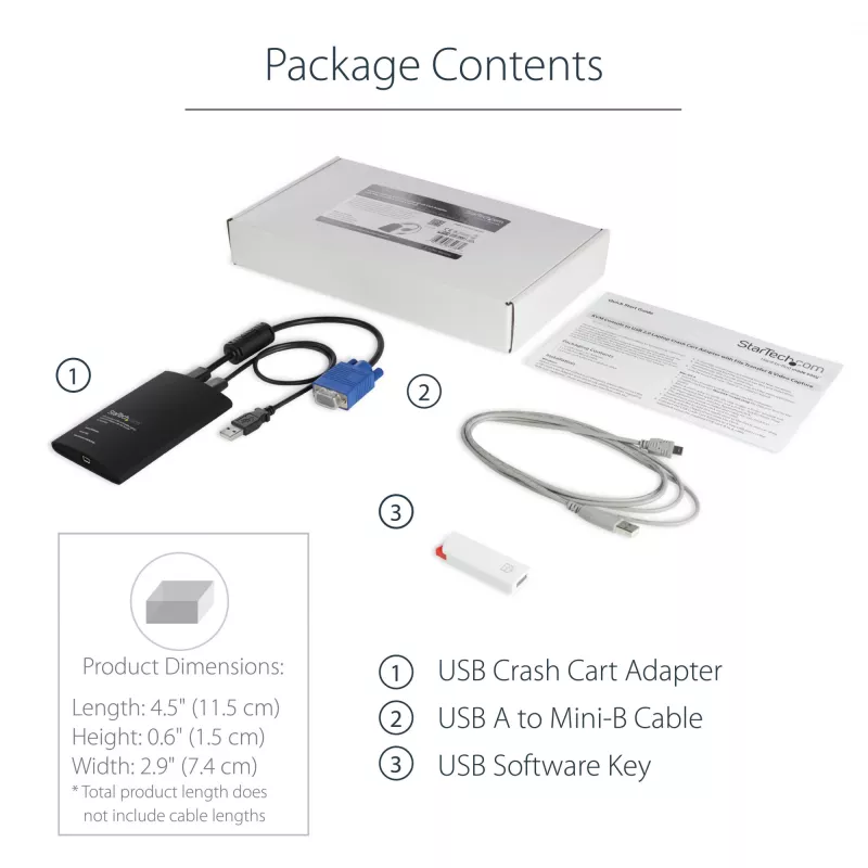 StarTech.com USB-krahhikonsooli adapter failiedastus- ja videosalvestusfunktsiooniga