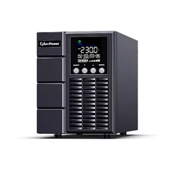 Katkematu toiteallikas CYBERPOWER OLS1000EA, võrgus topeltmuundamine, 1 kVA/900 W, 3× IEC C13 pistikupesa, puhas siinus, LCD, torn