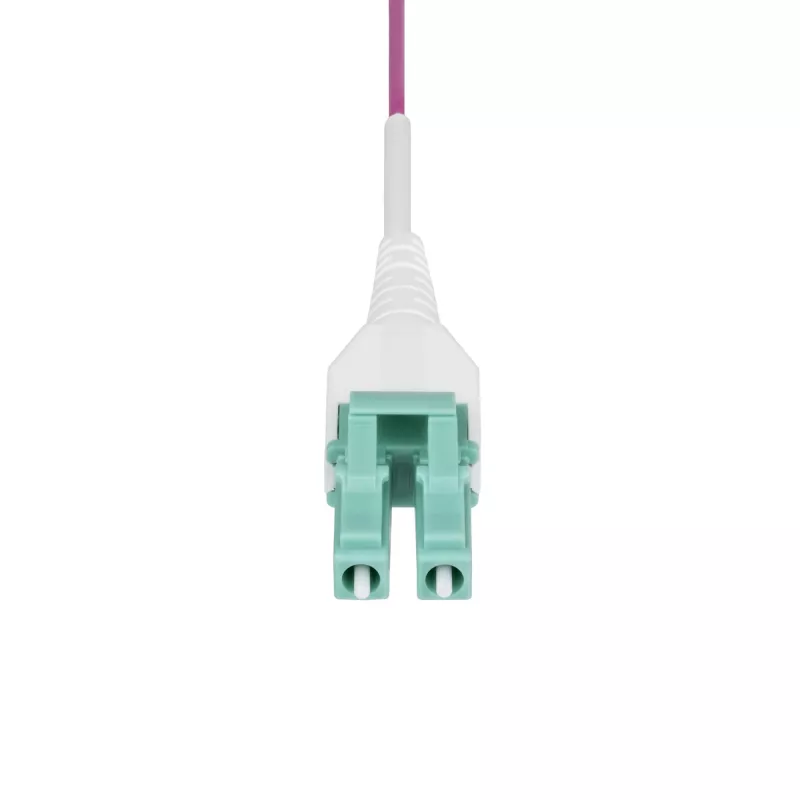 StarTech.com 3m (10ft) LC to LC (UPC) OM4 Multimode Fiber Optic kaabel, Erika Violet, 50/125µm, 40G/100G, LOMMF/VCSEL, Uniboot Fiber Jumper Cord, OFNR Riser Rated