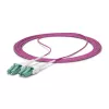 StarTech.com 3m (10ft) LC to LC (UPC) OM4 Multimode Fiber Optic kaabel, Erika Violet, 50/125µm, 40G/100G, LOMMF/VCSEL, Uniboot Fiber Jumper Cord, OFNR Riser Rated