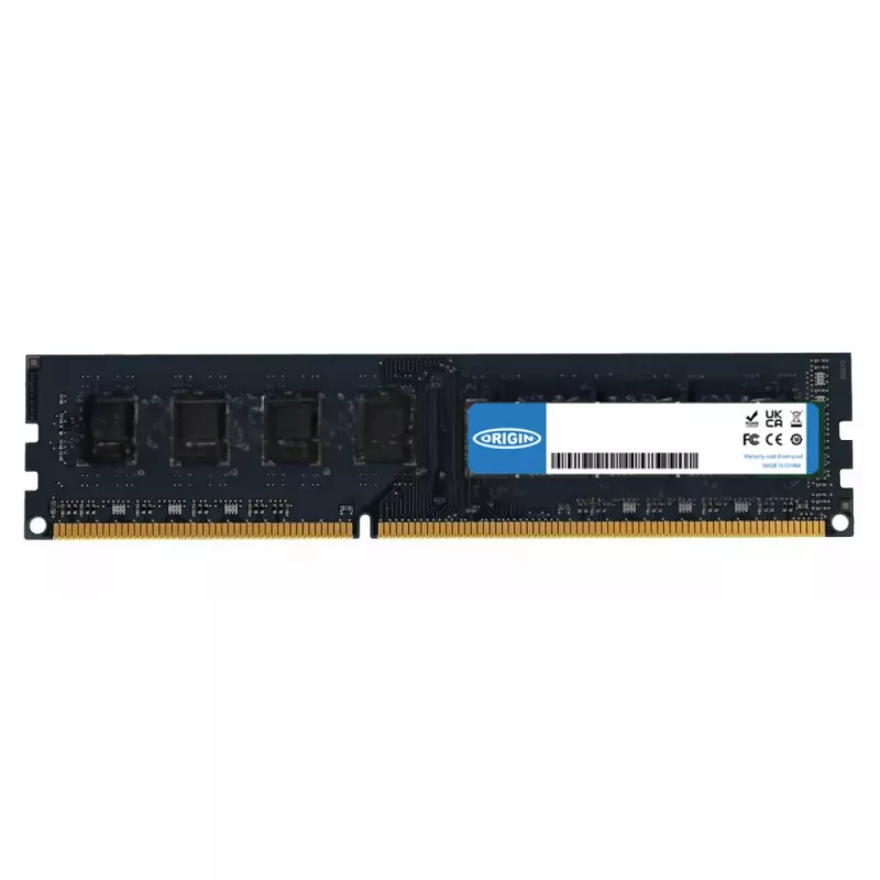 Origin Storage 8 GB DDR3 1600 MHz UDIMM 2Rx8 Non-ECC 1,35 V