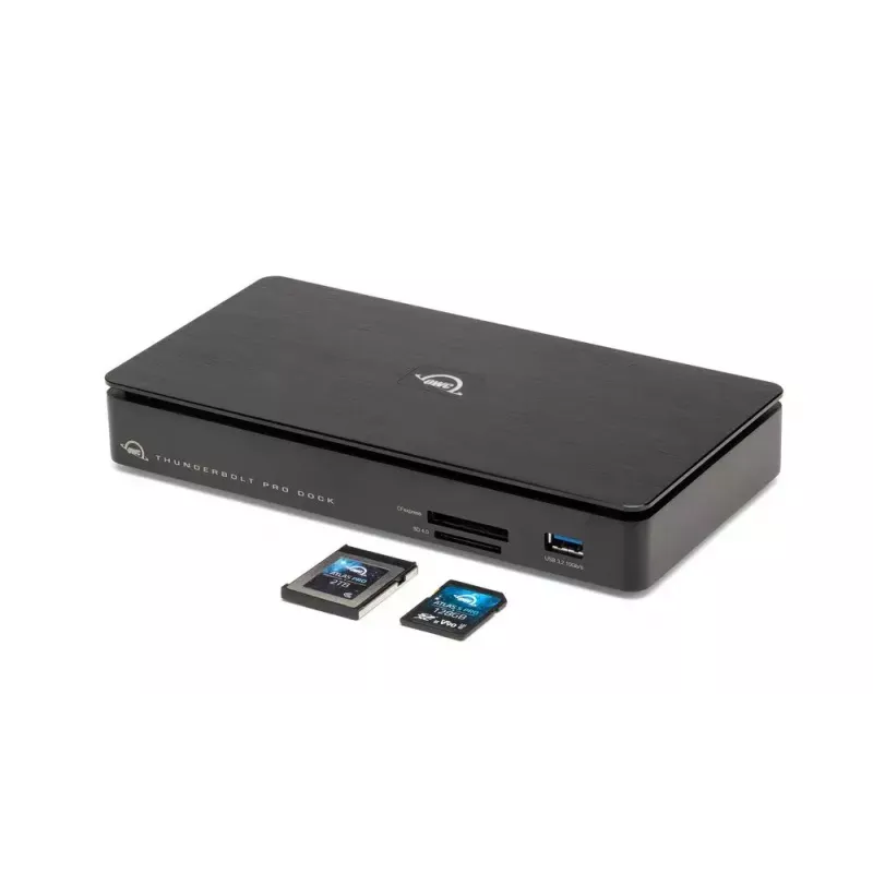 OWC Thunderbolt Pro Dock Juhtmega Thunderbolt 3 Must 85W Toiteedastus 40 Gbit/s