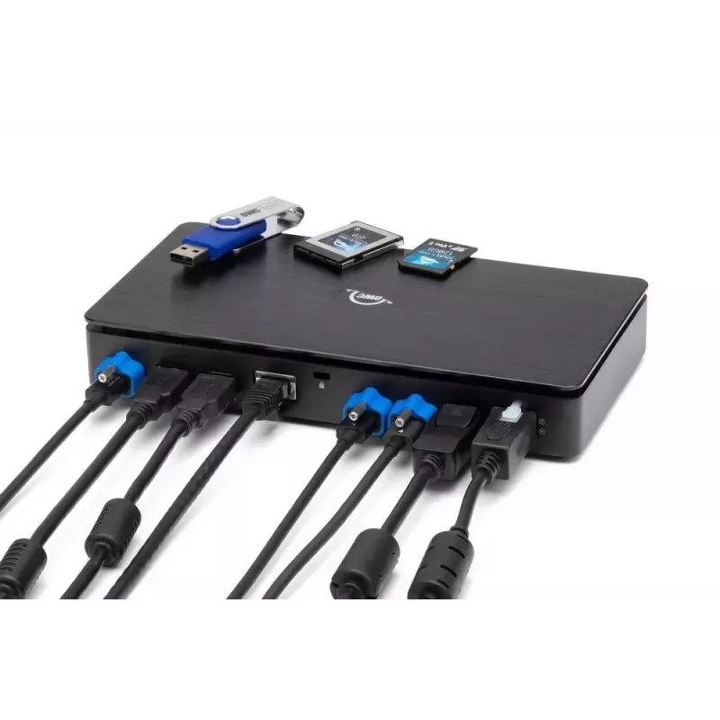 OWC Thunderbolt Pro Dock Juhtmega Thunderbolt 3 Must 85W Toiteedastus 40 Gbit/s
