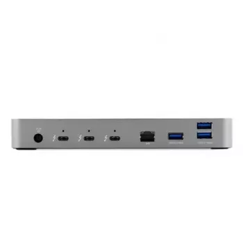 OWC Thunderbolt 4 juhtmega dokk must hall 3,5 mm Ethernet 1000 Mbit/s