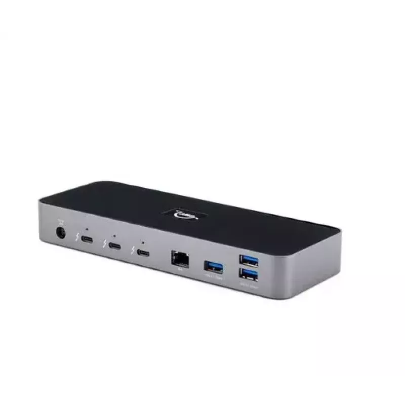 OWC Thunderbolt 4 juhtmega dokk must hall 3,5 mm Ethernet 1000 Mbit/s