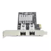 StarTech.com 2-Port GbE SFP võrgukaart, PCIe 2.0 x1, Intel I350-AM2 2x 1GbE kontroller, 1000BASE Copper/Fiber Optic, kahe pordiga Gigabit Ethernet NIC, töölaud/server tagalaplaadid - ühildub Windowsi ja Linuxiga