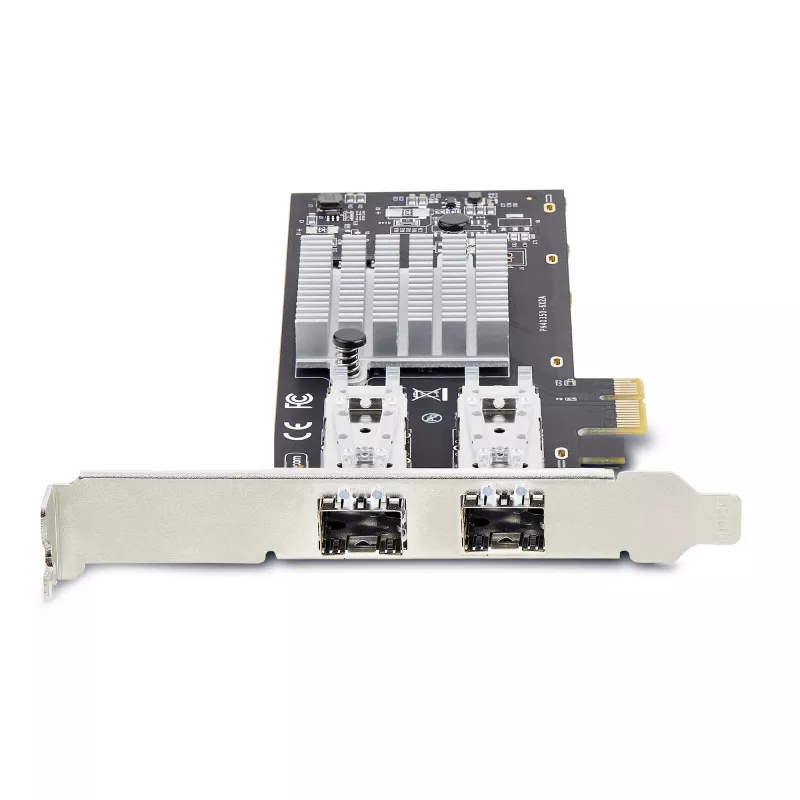 StarTech.com 2-Port GbE SFP võrgukaart, PCIe 2.0 x1, Intel I350-AM2 2x 1GbE kontroller, 1000BASE Copper/Fiber Optic, kahe pordiga Gigabit Ethernet NIC, töölaud/server tagalaplaadid - ühildub Windowsi ja Linuxiga