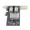 StarTech.com 2-Port GbE SFP võrgukaart, PCIe 2.0 x1, Intel I350-AM2 2x 1GbE kontroller, 1000BASE Copper/Fiber Optic, kahe pordiga Gigabit Ethernet NIC, töölaud/server tagalaplaadid - ühildub Windowsi ja Linuxiga