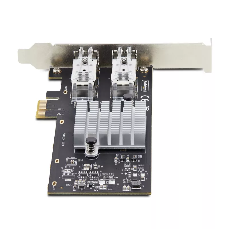 StarTech.com 2-Port GbE SFP võrgukaart, PCIe 2.0 x1, Intel I350-AM2 2x 1GbE kontroller, 1000BASE Copper/Fiber Optic, kahe pordiga Gigabit Ethernet NIC, töölaud/server tagalaplaadid - ühildub Windowsi ja Linuxiga