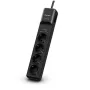CyberPower P0420SUD0-DE liigpingekaitse must 4 vahelduvvoolupesa 200–250 V 1,8 m