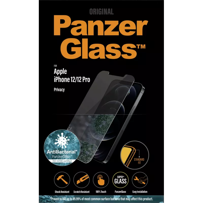 PanzerGlass ® privaatsusekraanikaitse iPhone 12 | 12 Pro | standardne sobivus