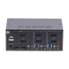 StarTech.com 2-pordiline kahe monitoriga DisplayPort KVM-lüliti, 4K 60Hz, 2x USB 5Gbps jaoturiporti, 2x USB 2.0 HID-porti, kiirklahvide ja nuppvajutusega lülitus, TAA vastavuses – ESD Level 3 kaitse