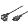 Microconnect PE010850 toitekaabel must 5 m CEE7/7 C5 haakeseadis