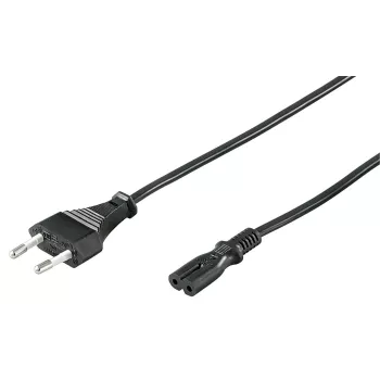 Microconnect PE030705 toitejuhe Must 0,5 m CEE7/16 C7 pistik