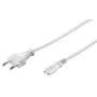 Microconnect PE0307100W toitekaabel Valge 10 m C7 pistik