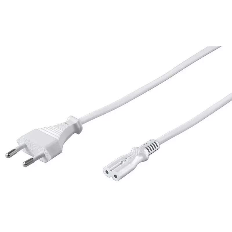 Microconnect PE030710W toitekaabel valge 1 m toitepistik tüüp C C7 ühenduspesa
