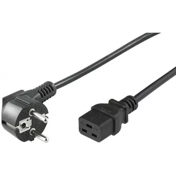 Microconnect PE0771903 toitekaabel Must 3 m CEE7/7 C19 ühenduspistik