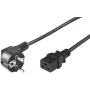 Microconnect PE0771903 toitekaabel Must 3 m CEE7/7 C19 ühenduspistik